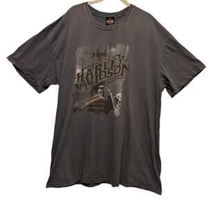Harley Davidson Tee Shirt White Mountain‎ New Hampshire Motorcycles 2XL